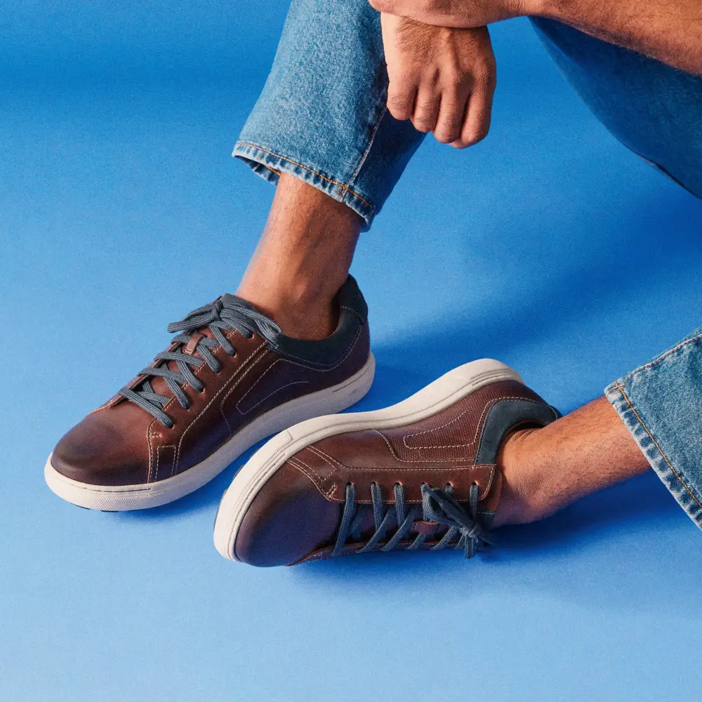 Men’s Mapstone Lace Mahogany Leather Sneakers online