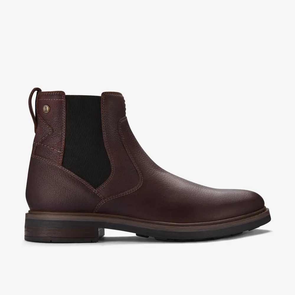 Mens Newford Easy Brown Leather Boots online