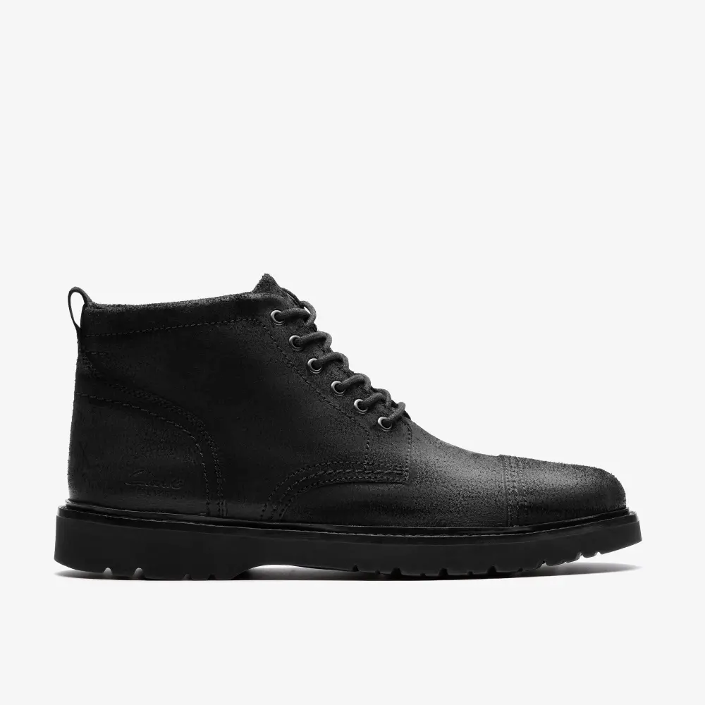 Mens Weltridge Zip Black Waxy Ankle Boots online