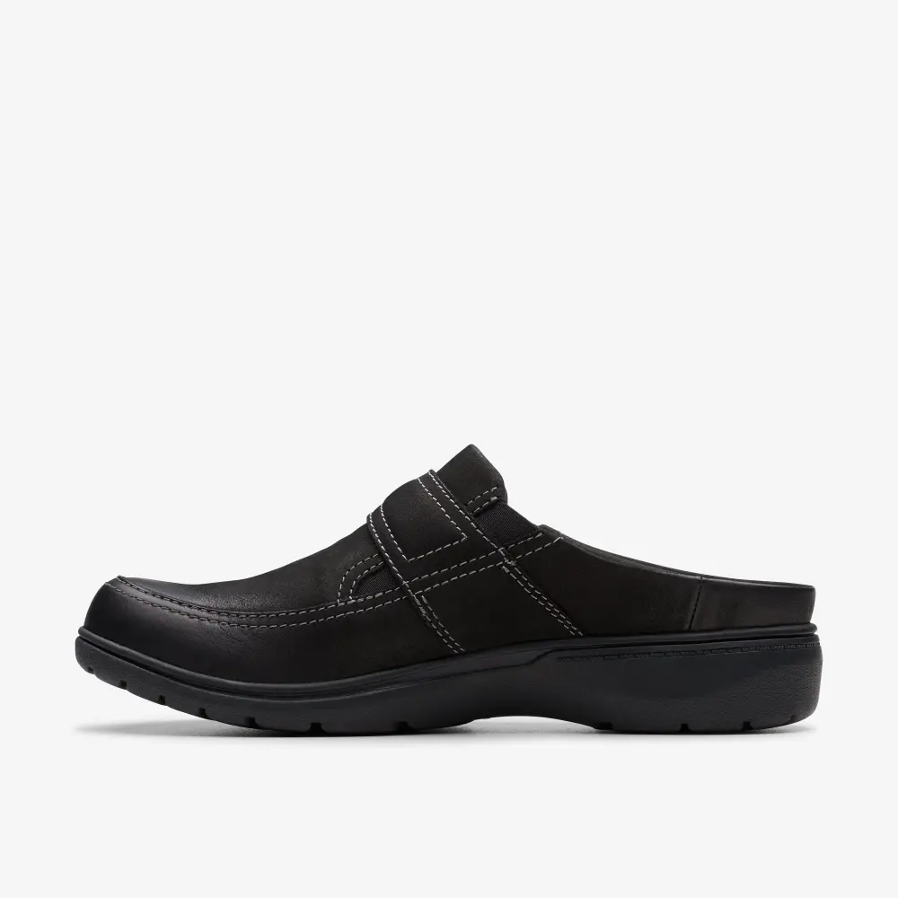 Womens Carleigh Viola Black Nubuck Clogs & Mules online