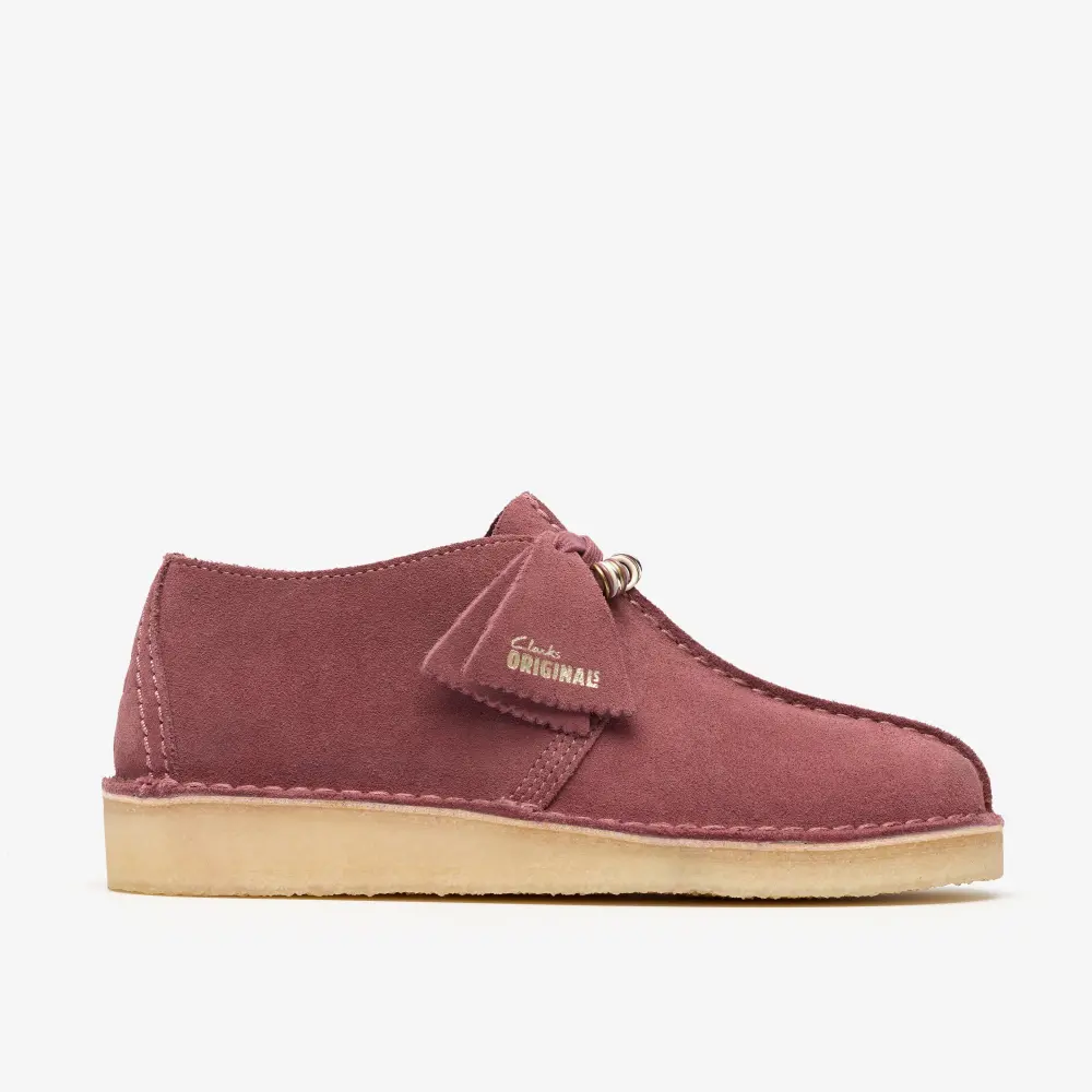 Womens Desert Trek. Rose Brown Suede Shoes online