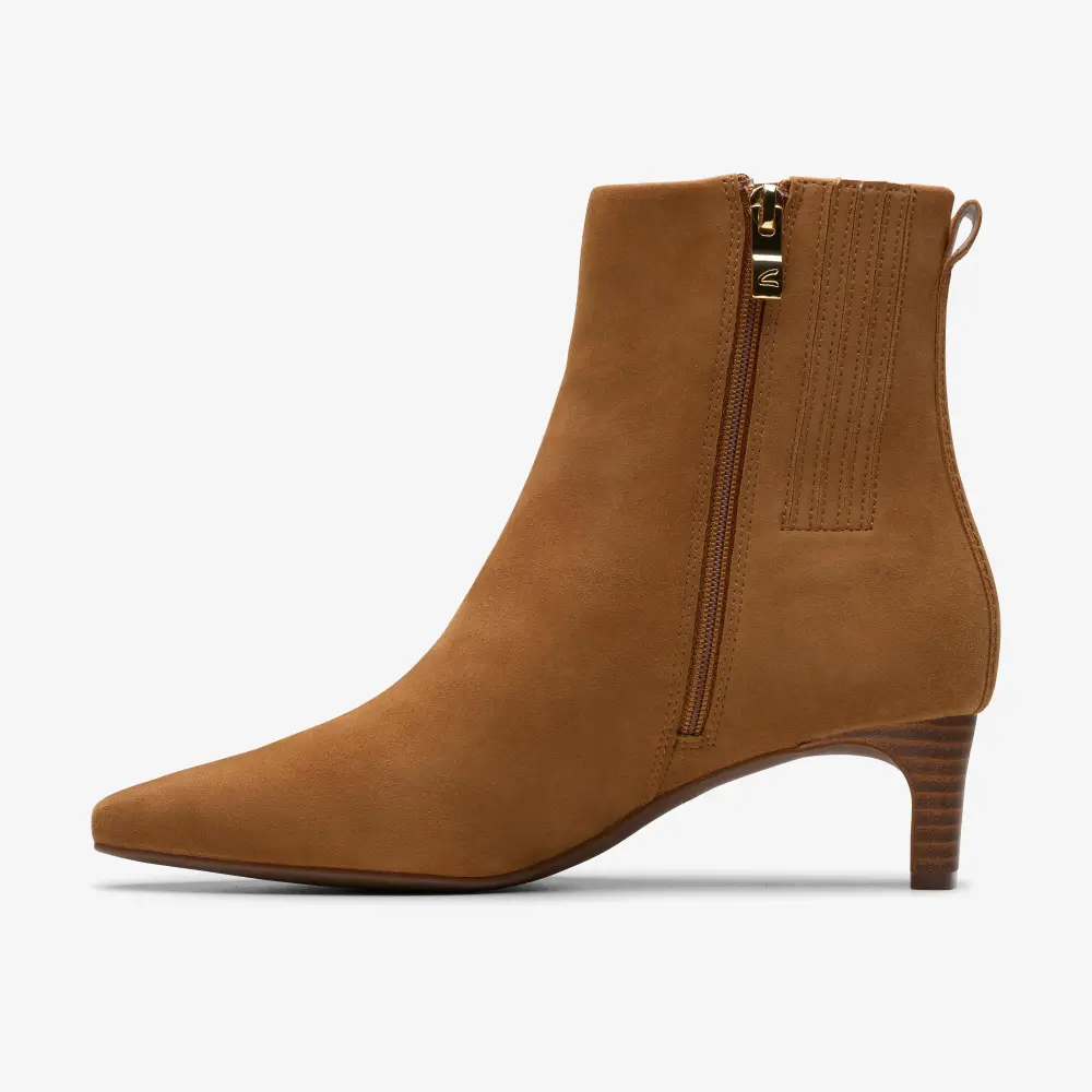 Womens Edina Up Tan Suede Ankle Boots online