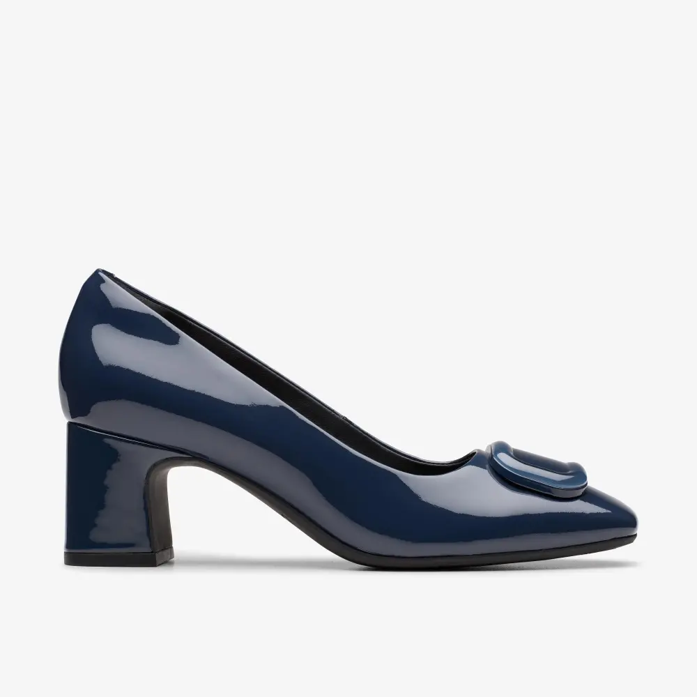 Womens Fernie Trim Navy Patent Heels online