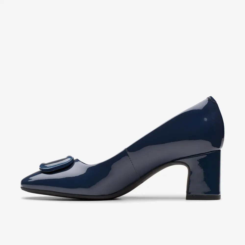 Womens Fernie Trim Navy Patent Heels online