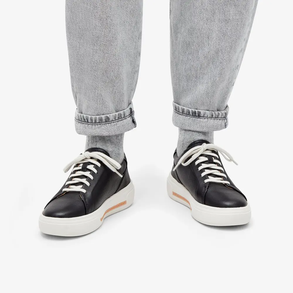 Women’s Hollyhock Walk Black Leather Sneakers online