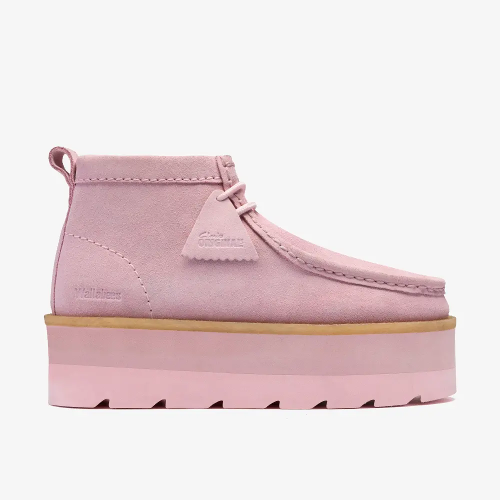 Womens Meare Walla Boot Elevated Light Pink Suede Wallabees online