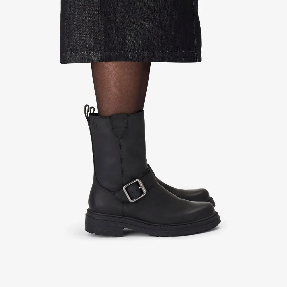 Womens Orinoco3 Bay Black Leather Mid Calf Boots online