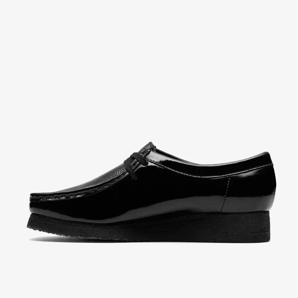 Womens Wallabee. Black Patent online
