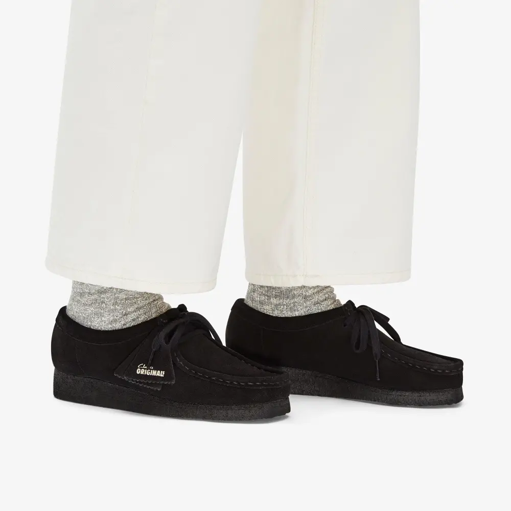 Women’s Wallabee™ Black Suede Shoes online