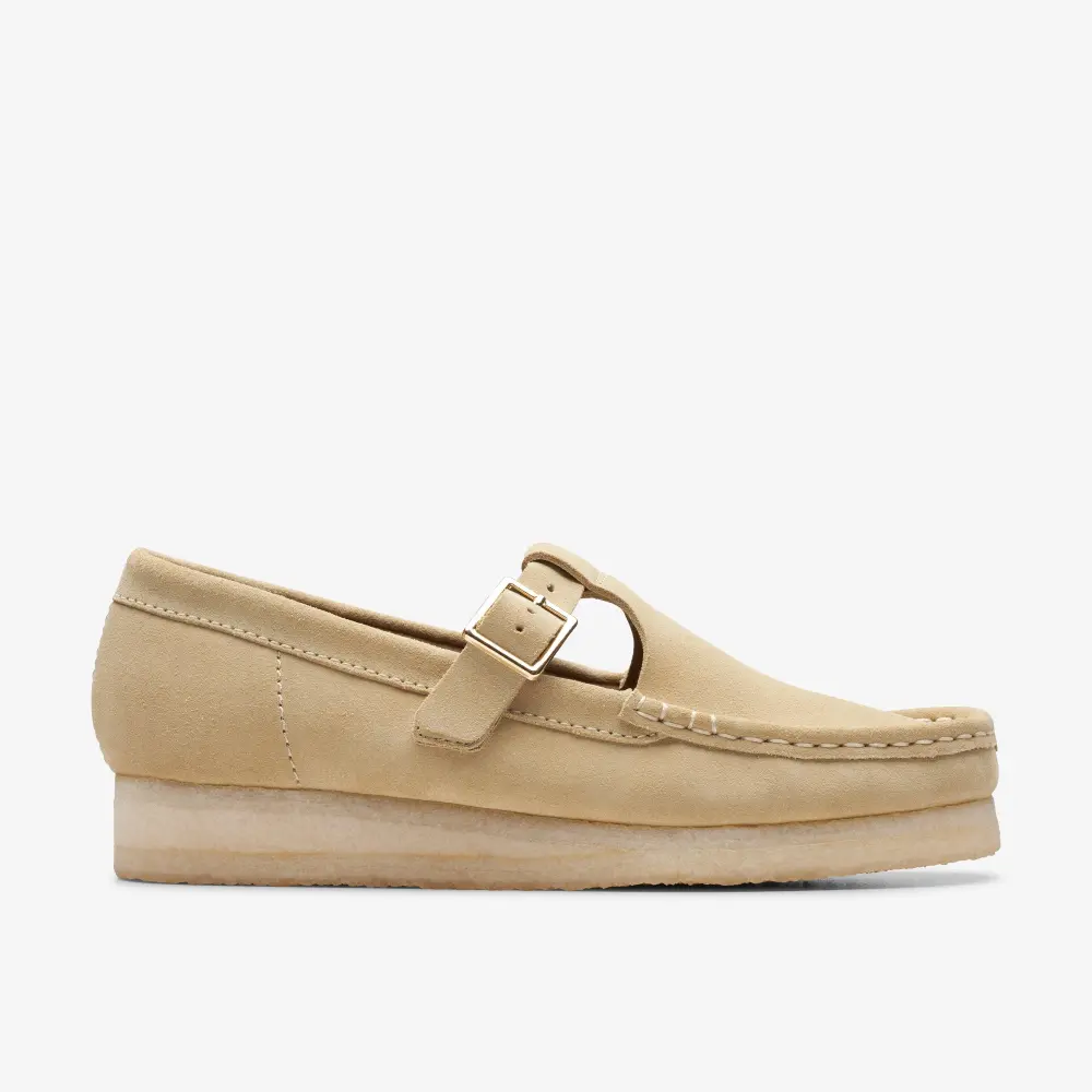 Women’s Wallabee T-Bar Maple Suede Moccasins online
