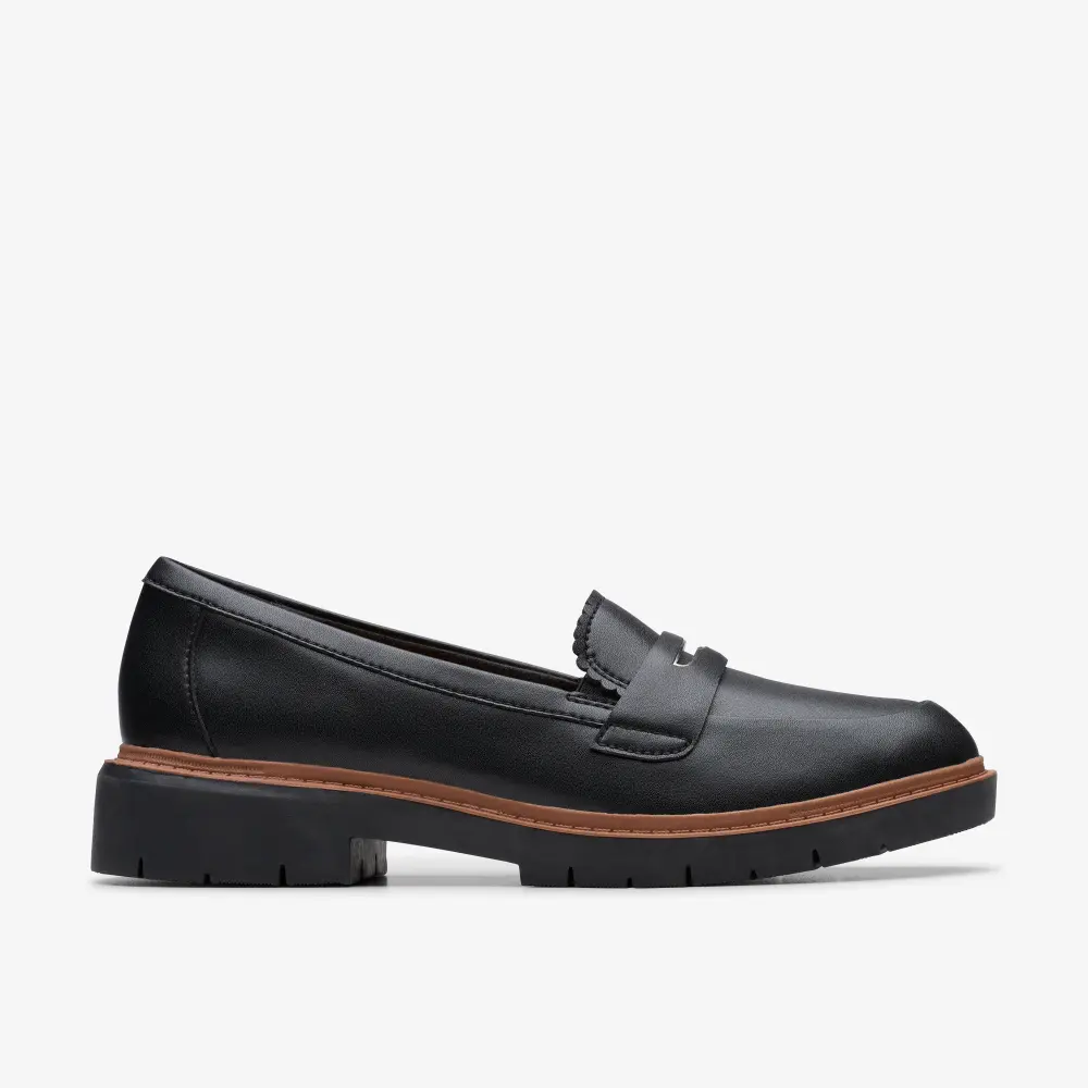 Womens Westlynn Glow Black Leather Slip-Ons online